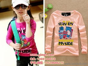 最便宜的女裝t恤批發(fā)福建童裝長袖t恤批發(fā)卡通印花童裝長袖批發(fā)價格 廠家 圖片